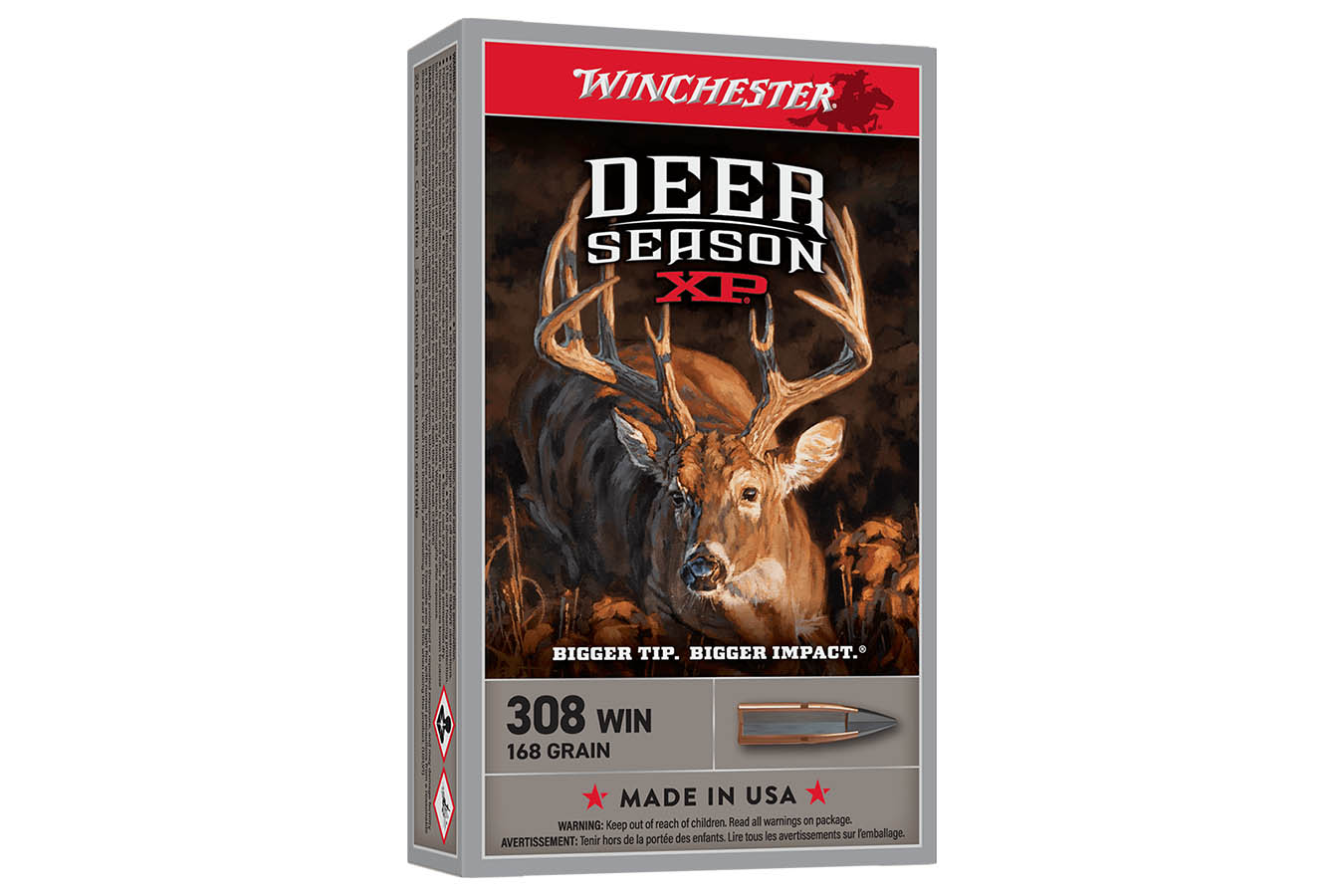WINCHESTER AMMO 308 Win 168 gr Extreme Point Polymer Deer Season XP 20/Box